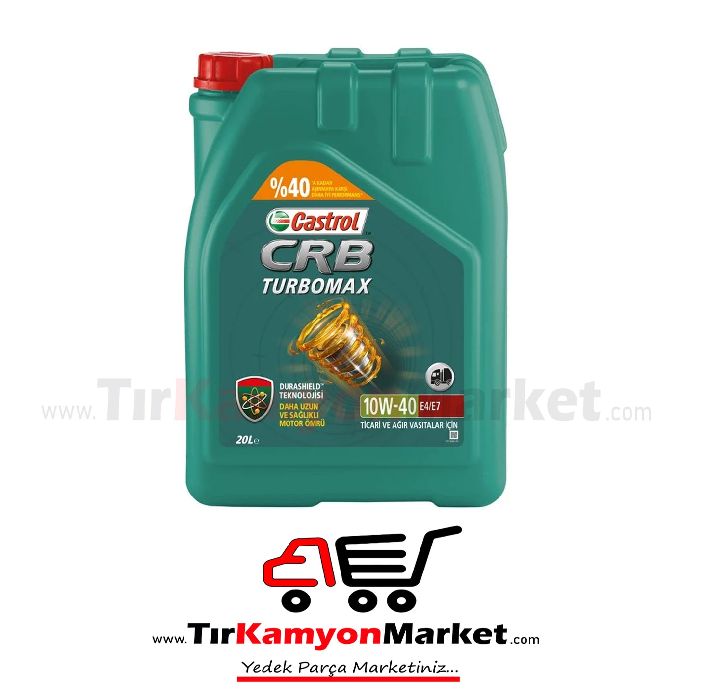 Castrol CRB Turbomax 10W-40 - 20 Litre Motor Yağı