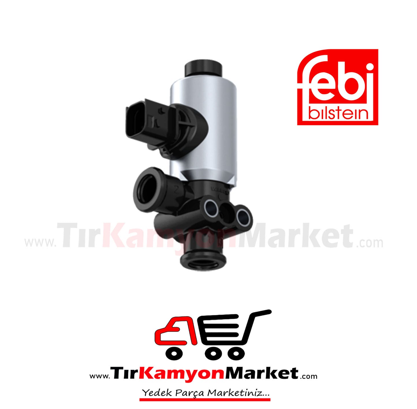 febi A0009973512 Egzoz Fren / Motor Fren Ventili Axor, Atego, Actros Y.M. (Kare Soket)