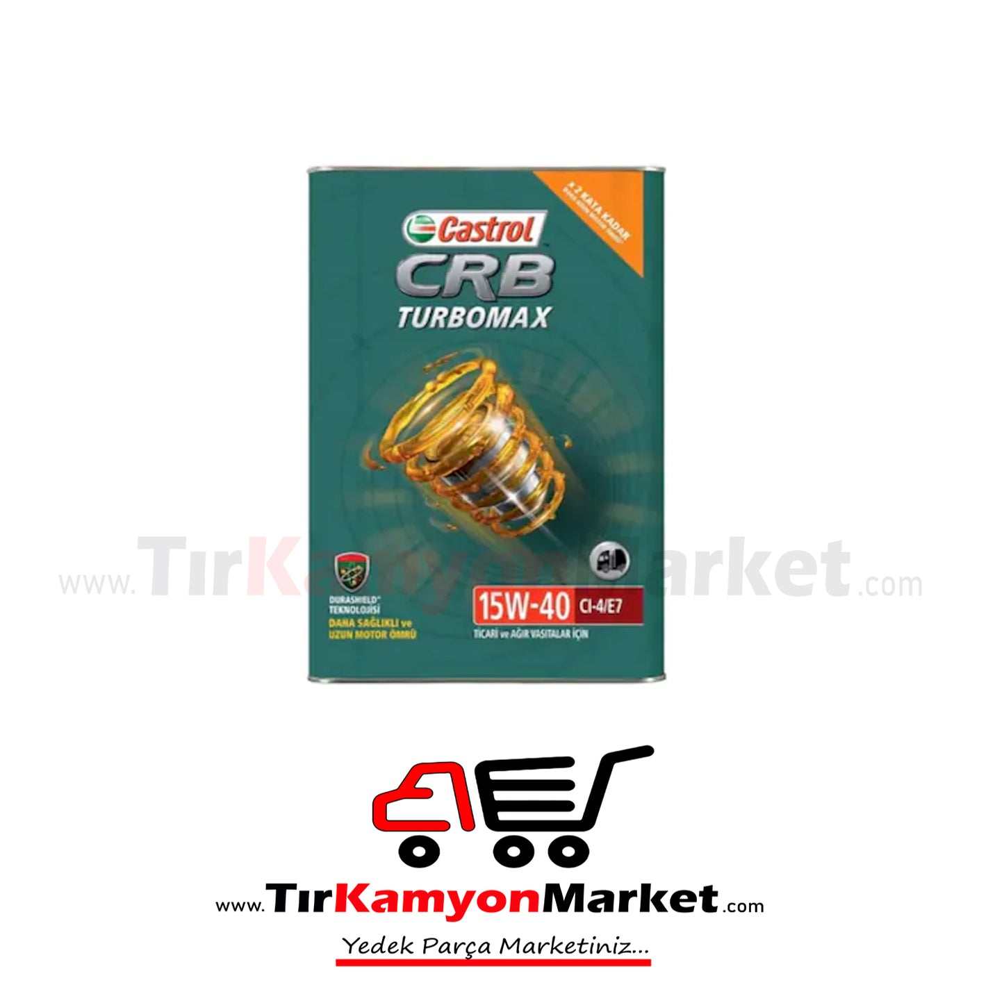 Castrol CRB Turbomax 15W-40 - 18 Litre Motor Yağı