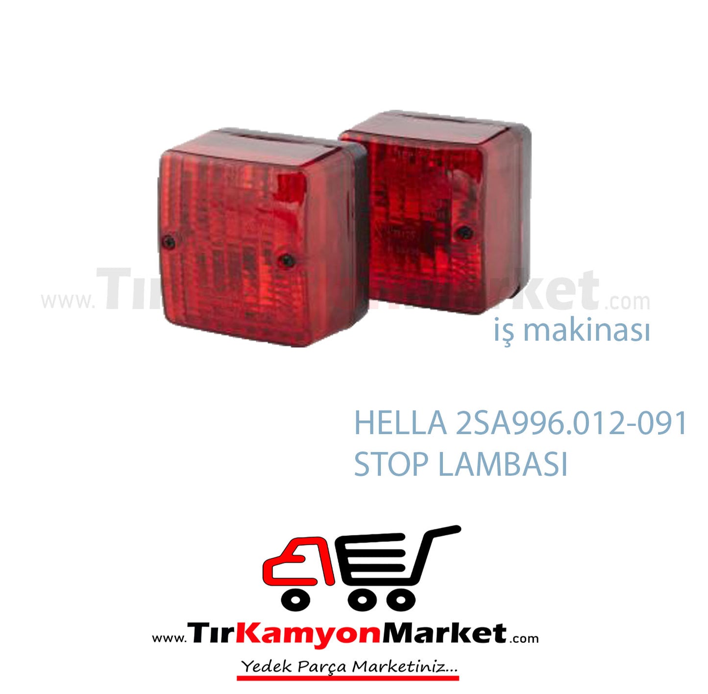 HELLA 2SA 996.012-091 KIRMIZI STOP SİNYAL LAMBA