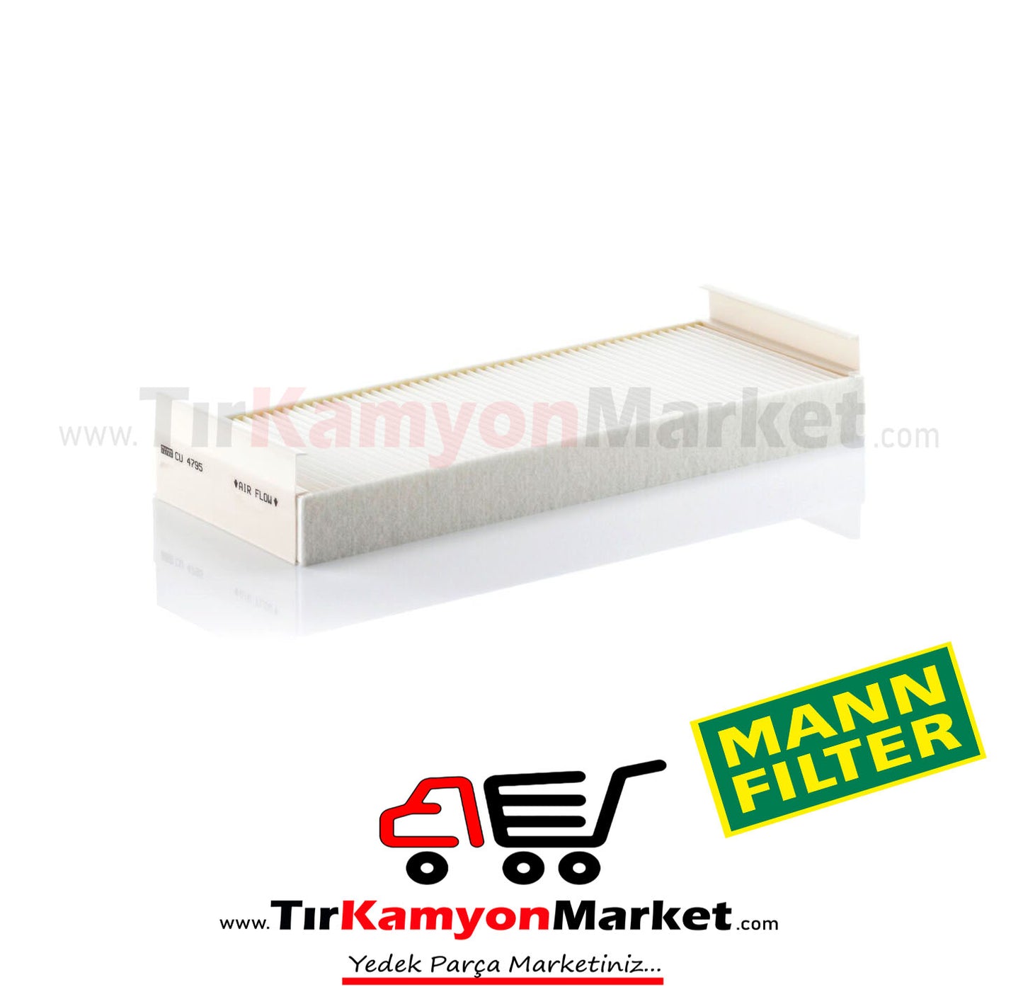 CU4795 MANN FİLTRE MAN TGA TGX TGS POLEN FİLTRESİ KLİMA FİLTRESİ