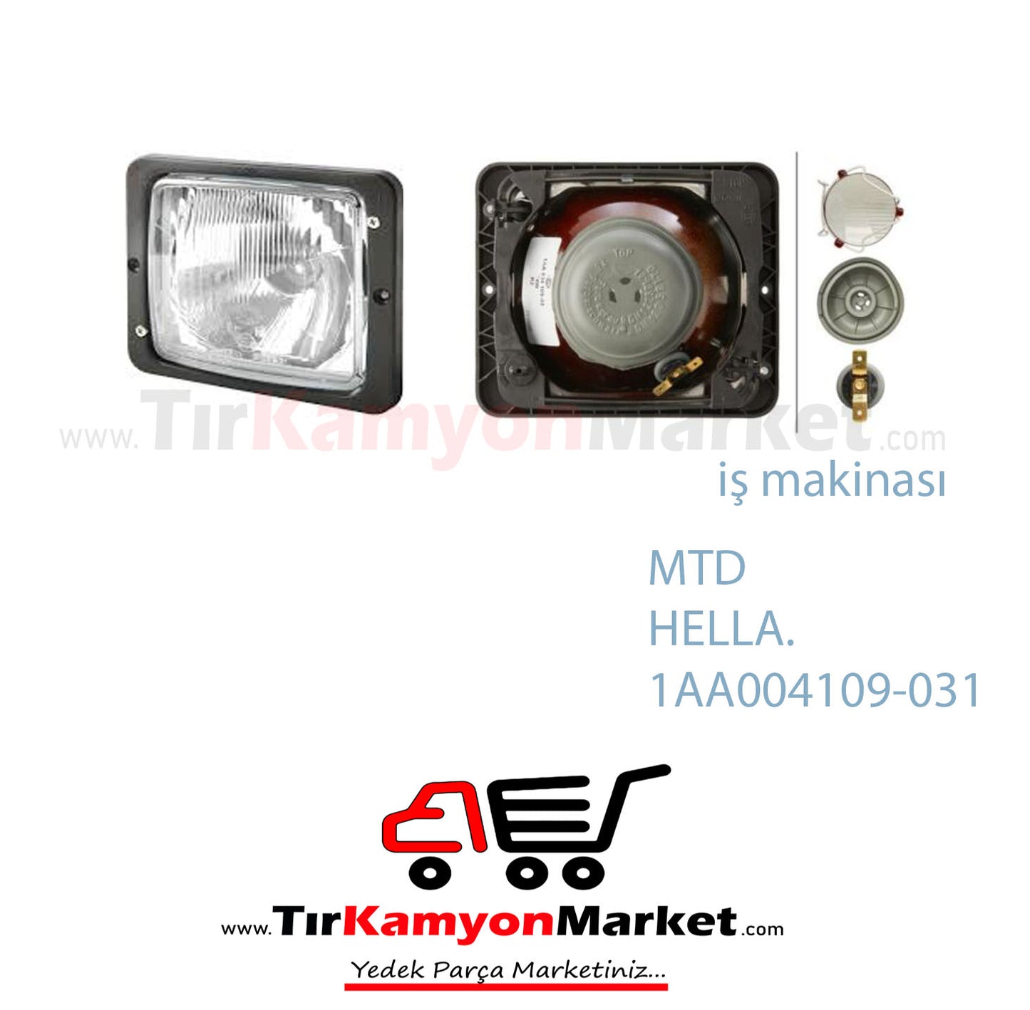 HELLA.1AA004109-041 İŞ MAKİNA FAR Halojen Sol-Sağ(12/24V) Volvo -