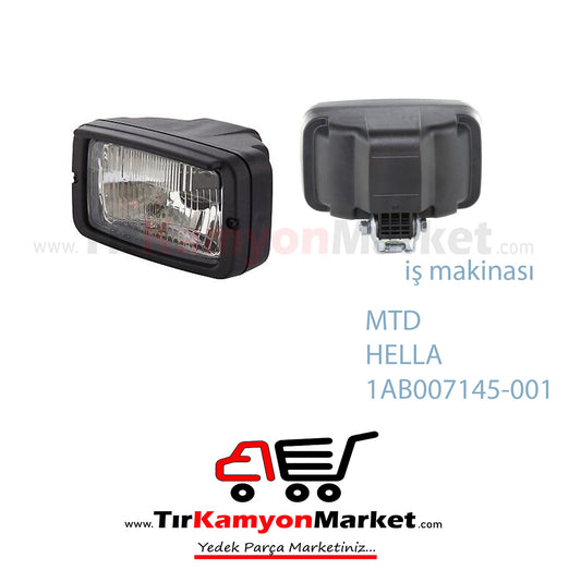 HELLA.1AB007145-001 FAR UniversalCV Halojen Sol-Sağ(12-24V) Tractor / Construction Machine - HELLA.1AB007145-001