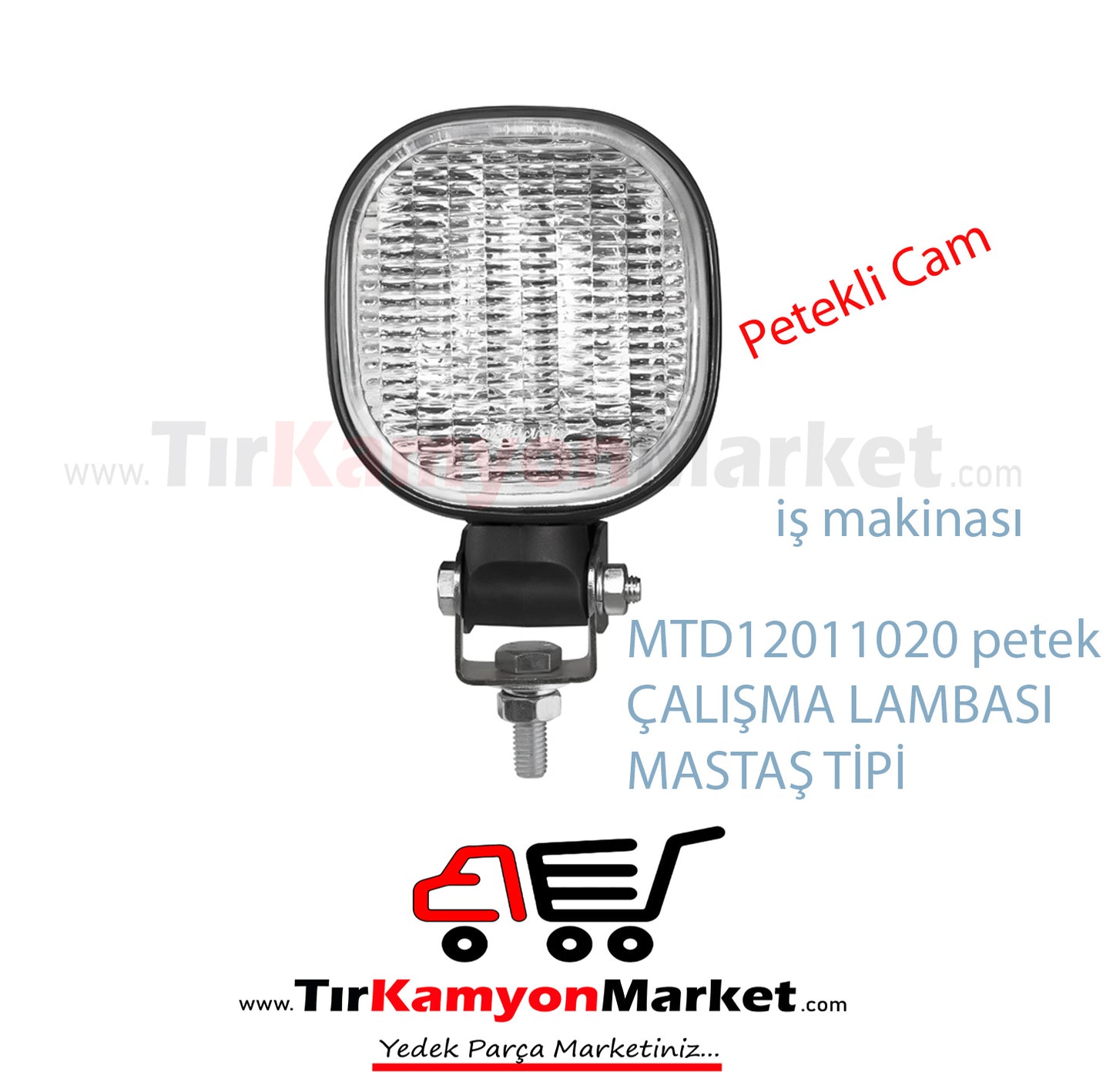 900201102 mat12011020 Mastaş çalışma lambası  düz ve petekli cam MHK - 52604020 HMK - 526-04020