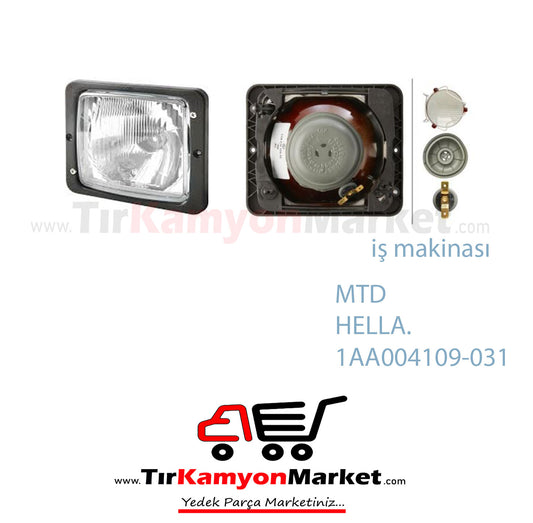 HELLA.1AA004109-041 İŞ MAKİNA FAR Halojen Sol-Sağ(12/24V) Volvo -