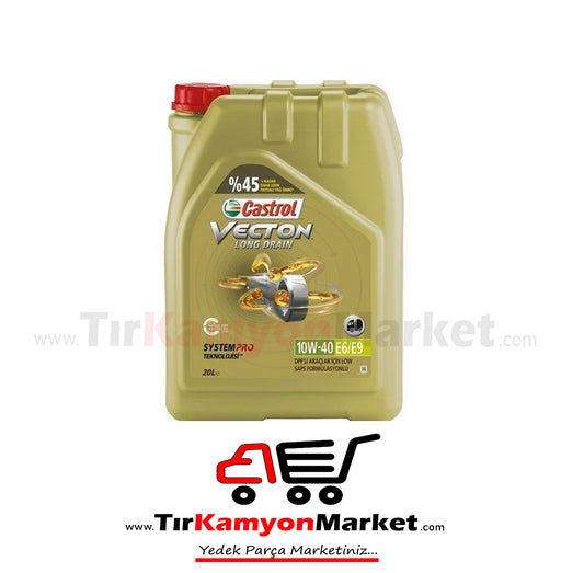 Castrol Vecton Long Drain 10W-40 LS E6 E9 - 20 Litre Motor Yağı