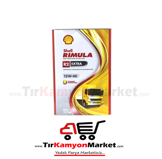 Shell Rimula R2 Extra 15W-40 - 18 Litre Motor Yağı