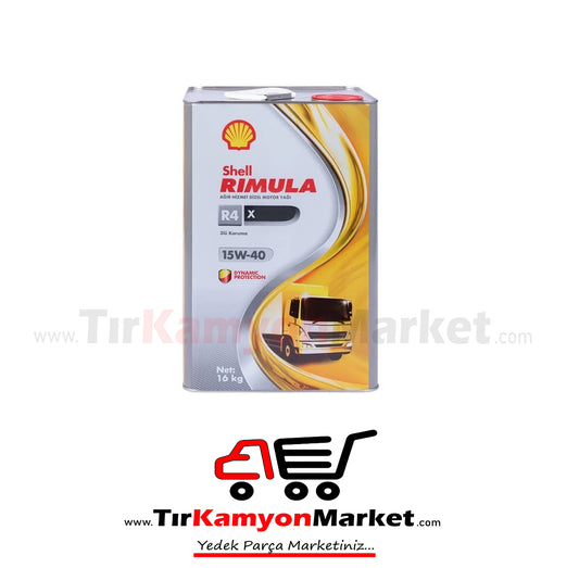 Shell Rimula R4 X 15W-40 - 18 Litre Motor Yağı