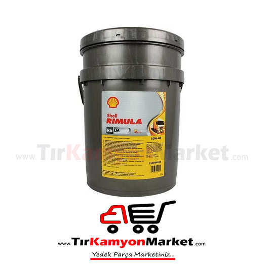 Shell Rimula R6 LM 10W-40 - 20 Litre Yağ